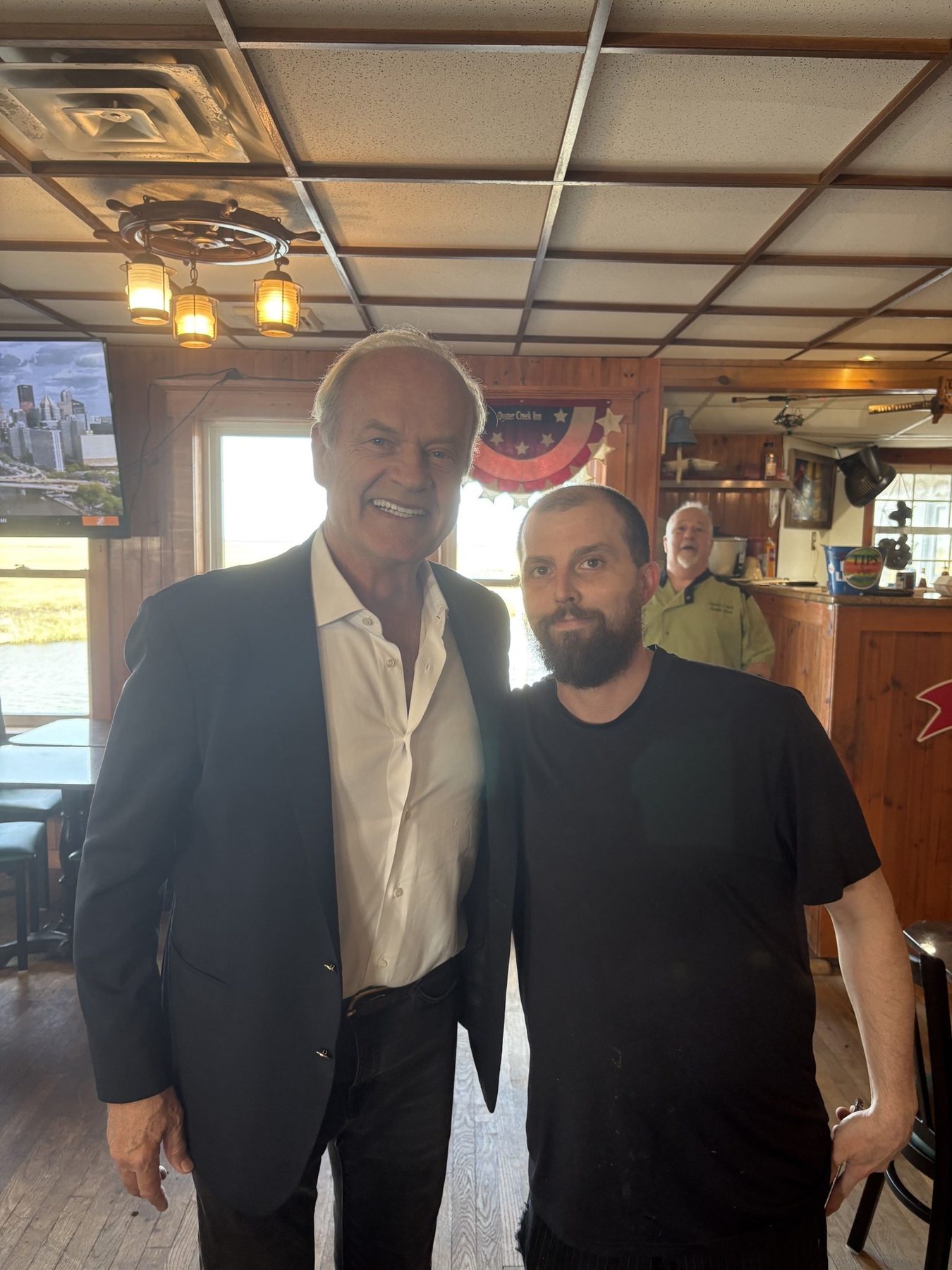 Kelsey Grammer at Oyster Creek