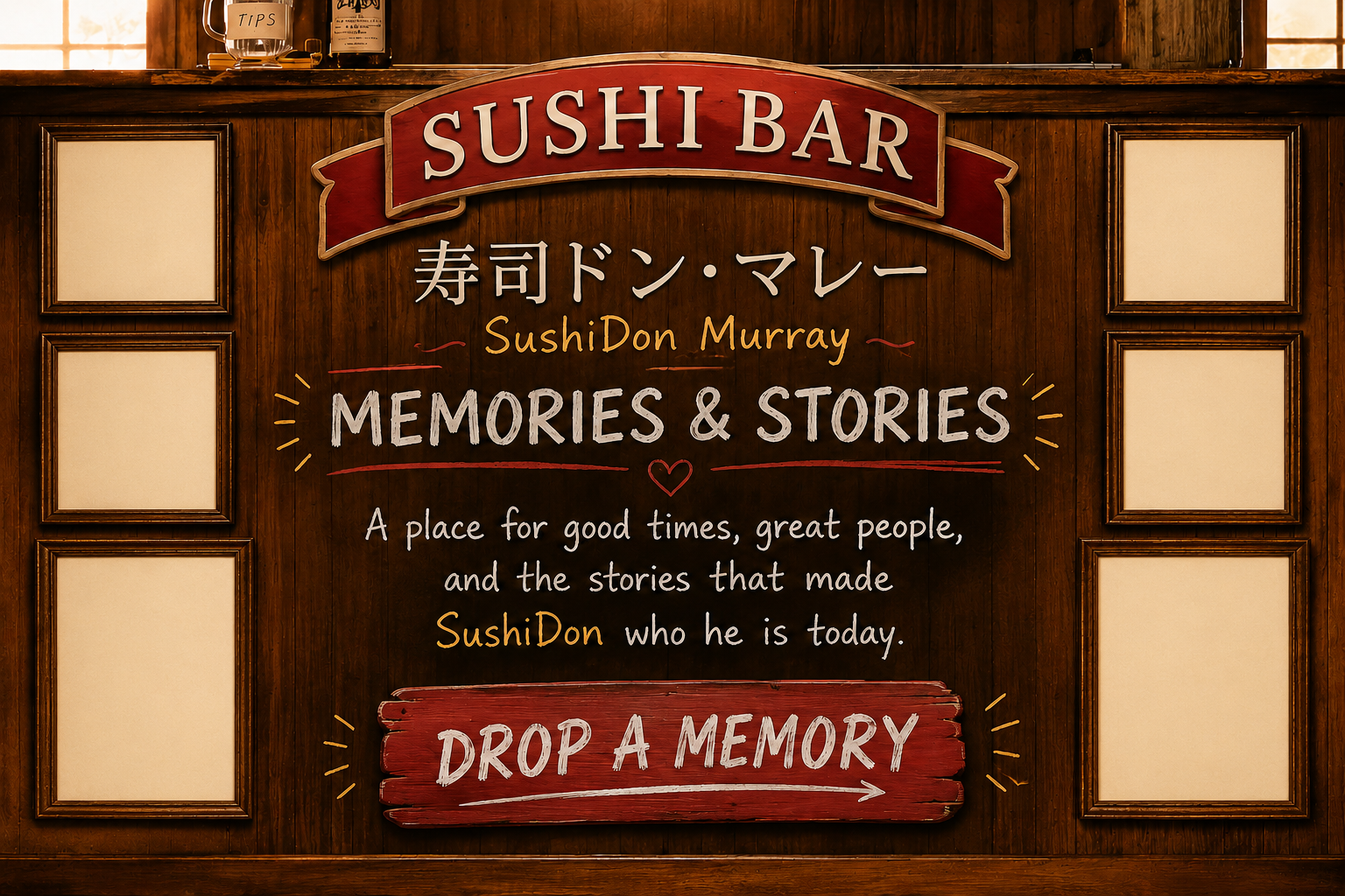 SushiDon Murray Memories Board